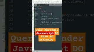 Aprenda Javascript do Zero ao avançado