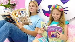 Nastya learns how important it is to read books