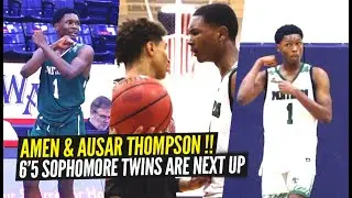 The BEST Sophomore Twins In America!! Amen & Ausar Thompson Are TOO ELITE! Full Season Highlights