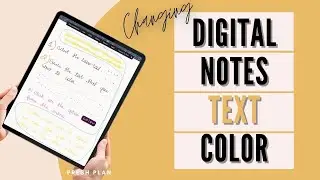 How To Change The Change Color Of Handwritten Digital Notes