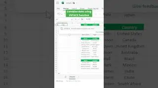 Must Learn: VSTACK Function in Excel | Combine data using VSTACK Function in Excel #shorts #excel