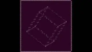 Cube Rendered In The Terminal By PHP