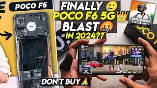 FINALLY POCO F6 BLAST💣 IN 2024• POCO F6 BGMI/PUBG TEST IN 2024💀•120FPS🚀•POCO F6 GAMING REVIEW 2024👑