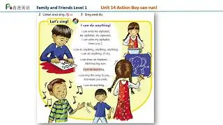 Song in Family and friends Level 1 Unit 14 _ I can do anything! | Let's sing karaoke!