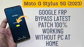 Moto G Stylus 5G (2023) Google Frp Unlock Without Pc | Android 13/14 Google Frp Bypass