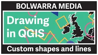 How to draw a line or shape in QGIS