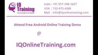 Android Online Training With Live Project