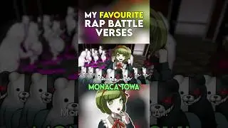 (Pt. 2) MONACA TOWA! (Favourite Rap Battle Verses) #rapbattle #danganronpa #ddlc #shorts