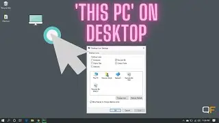 Add 'This PC' shortcut on desktop easy way - Windows 10