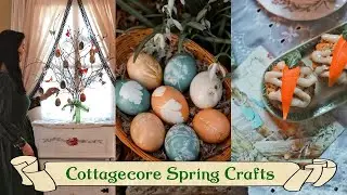 Whimsical Cottagecore Spring Craft Ideas 🐣 Vintage Easter DIY Decor & Peter Rabbit Recipe🐇🥕