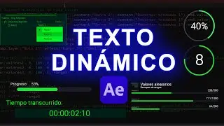 DYNAMIC TEXT with EXPRESSIONS in After Effects