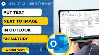 How to Put Text Next to Image in Outlook Signature