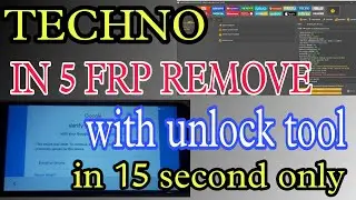 techno IN 5 frp remove||unlocktool||techno i5 frp remove