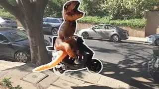 T-Rex Suit Prank!