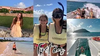 First Day  on the Island  🏝  / Swimming with Sharks 🦈 | VLOG#1479