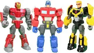 Marvel Super Hero Mashers Halloween Adventures W/ Iron Man, Captain America,  Optimus Prime & More!