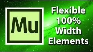 Adobe Muse CC Tutorial - 100% Flexible Width Elements