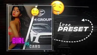Car Vs Girl's | Ae inspired Alight Motion Edit | Reels Edit | Free Preset