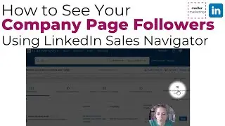 Wondering How to See Your LinkedIn Page Followers Using Sales Navigator? WATCH THIS.