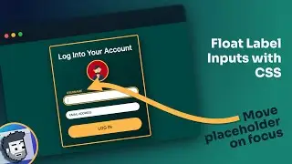 Float Input Labels with CSS