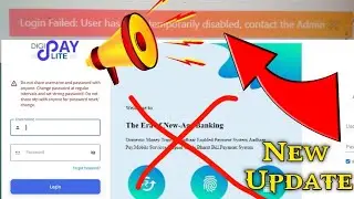 Login Failed User has been temporarily disabled contact the Admin csc digipy lite