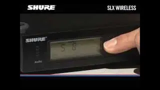 How to Change Wireless Frequency Channels on Shure SLX4 With SLX1 Bodypack or Handheld SM58