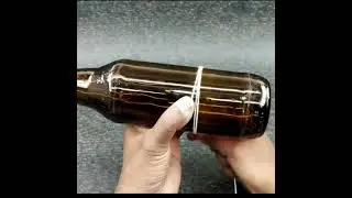 how to cut glass bottle