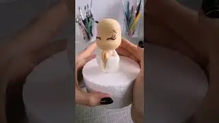 Little angel, fondant tutorial. Ангелочек из мастики