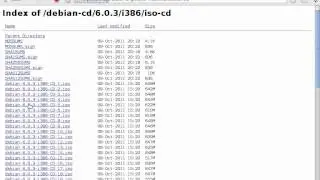 How to download 32-bit Debian ISO file