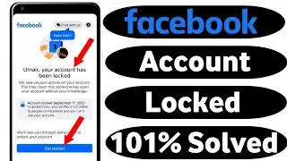 facebook account has been locked || facebook account locked how to unlock || fb open nahi ho raha ha