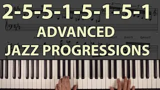 Advanced Jazz Chord Progressions: Ascending 2-5-1 Trains