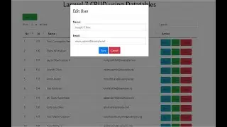 laravel 7 crud using datatables