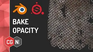 How to bake OPACITY(Transparency) Map with Substance Painter for Blender, Maya, Max...