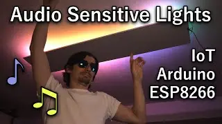 DIY Audio Sensitve RGB Lights [ESP8266]