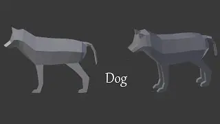 Modelling a Low Poly Dog - Blender