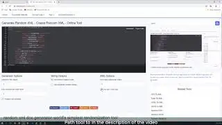 Generate Random XML - Create Random XML - Online Tool