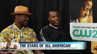 All American Stars Taye Diggs & Daniel Ezra Test Eachother On & Off The Field