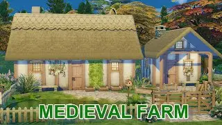 MEDIEVAL FARM // Sims 4 // Cottage Living Speed Build