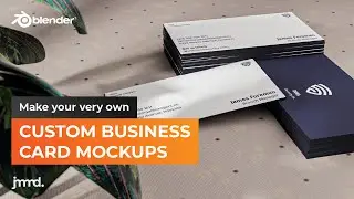 How to Make Business Card Mockups in Blender