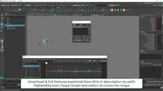 LIGHT Motion Trail for Maya - Animation to Curve Script