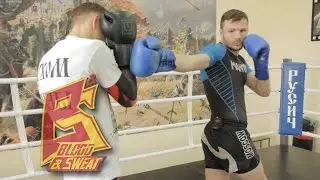 Тайский бокс. Удары локтем с разворота и бэкфист. Muay Thai. Spinning Back Elbow.