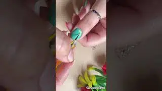 💅🌸Easy floral nail art design #nailart2023 #youtubeshorts #shorts