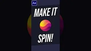 Animation Tip - Create Spin Motion Graphics - After Effects #aftereffects