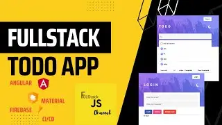 FullStack Todo App with Angular - Material - Firebase - CI/CD with Github Action