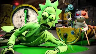 TOXIC RICK ORIGIN STORY !!! - Fortnite Short