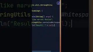 StringUtils Java | Part 1 | #javashorts #javainterview #java