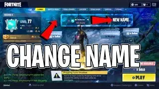 How to CHANGE your Fortnite Name on Console for FREE! PS4/XBOX! (Fortnite Name Change)