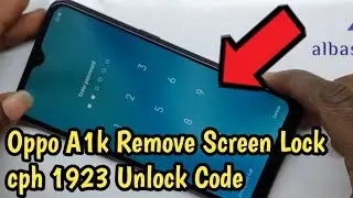 Oppo A1k Cph 1923 Hard ResetRemove Screen Lock Without Computer NEW METHOD