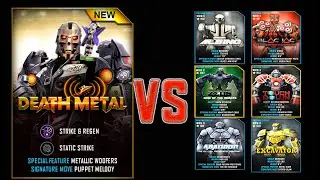 REAL STEEL WRB New Update New Robots Death Metal VS WRB II & Gold Robots & WRB-FX