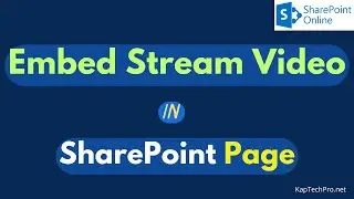 How To Embed Video Into SharePoint Page